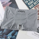 [10667] A-P-CD002 Premium Bahan Rajut Cd Pria Import Boxer Polos BP02 (A-P-CD002-30 Dark Grey)