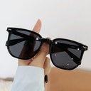 PL-H022 Kacamata Hitam Terbaru Unisex Kotak Kacamata Sunglasses Import Wanita Pria Kacamata Fashion