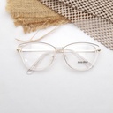[10709] PL-AR009 Kacamata Frame Wanita Lensa Anti radiasi (PL-AR009-Clear)