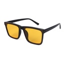[10735] PL-WW015 Kacamata Fashion / Kacamata Hitam Korean Fashion / Sunglassess Wanita & Pria Unisex / Kacamata Casual Import (PL-WW015-Black/Yellow)