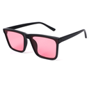 [10736] PL-WW015 Kacamata Fashion / Kacamata Hitam Korean Fashion / Sunglassess Wanita & Pria Unisex / Kacamata Casual Import (PL-WW015-Black/Pink)