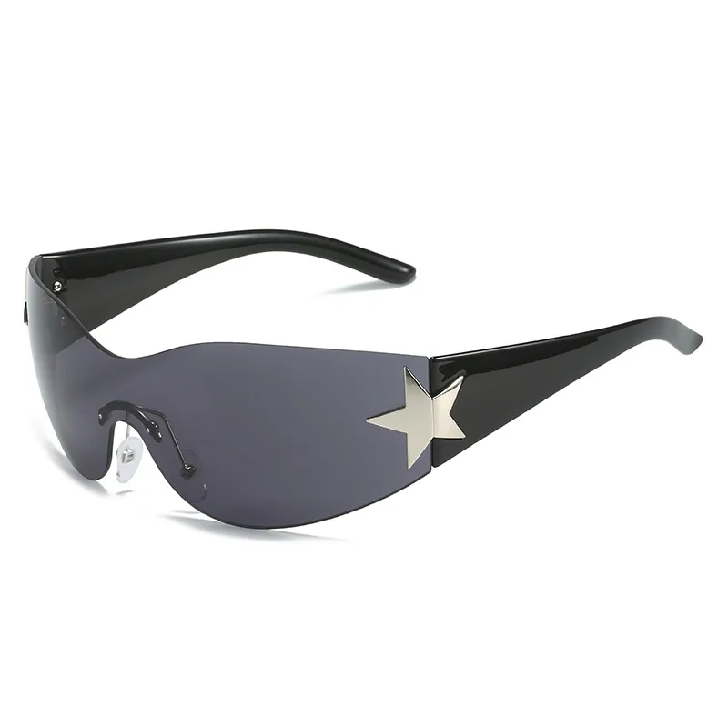 PL-WW029 Kacamata Lensa Warna Warni Olahraga Berkendara Dengan Motif Bintang (New Product)