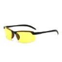 [11490] PL-WW031 Kacamata Pria Night Vision Anti Silau Siang Anti Glare Day Sport Sunglasses (New Product) (PL-WW031-Yellow)