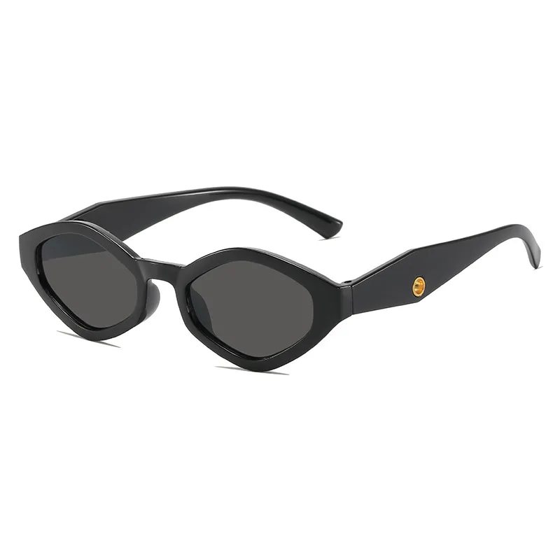 PL-H057 Kacamata Hitam Korean Style Polygonal Beach Sunglasses (New Product)