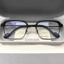 [11550] M-ARPT016 Kacamata Photocromic Frameless Color-Changing Glasses Women's Anti-Blue Light (New Product) (M-ARPT016-Black)