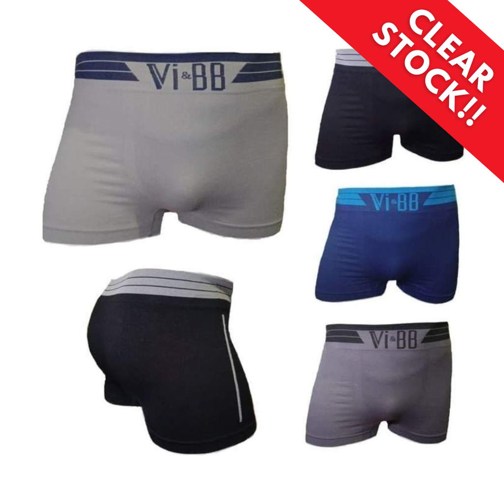 P-CD005 Promo Boxer Pria VI-BB Premium Celana Dalam Pendek Pria Boxer ViBB Pakaian Dalam