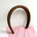 [10807] BD-A002 Bando Kain Busa Tebal Wanita Korea Headband Cloud Polos Bando Nagita Lebar Empuk Bandana Rambut Lembut Warna Pastel (BD-A002-Nude)