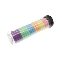 [10856] KR-A001 Ikat Rambut Donat Tabung Isi 20 pcs Karet Rambut Polos Wanita Kunciran Anak Dewasa Warna Warni (KR-A001-Mix Light Color)