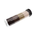 [10857] KR-A001 Ikat Rambut Donat Tabung Isi 20 pcs Karet Rambut Polos Wanita Kunciran Anak Dewasa Warna Warni (KR-A001-Mix Brown)