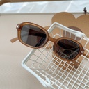 [10875] PL-H029 Kacamata Hitam Lipat Terbaru Wanita/Pria Kacamata Fashion Murah/Kacamata Sunglasses Import (PL-H029-Black/Tea)