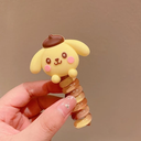 [10872] KR-A002 Ikat Rambut Spiral Aksesoris Kunciran Rambut Anak Perempuan Aksesoris Ponytail Fashion Korea (KR-A002-Pompompurin)