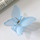 [10893] JR-A009 Jepit Rambut Kupu-Kupu Doff Motif Matte Gaya Fashion Korea Import (JR-A009-Blue)