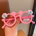 PL-WW017A Kacamata Fashion Anti Radiasi Kacamata Anak Mouse Pita Imut Sunglasses