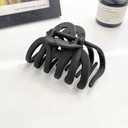 [10912] JR-A010 Jepit Rambut Cakar Jumbo Doff Model Korea Jepit Ponytail Hair Claw Clips (JR-A010-Black)