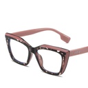 [10917] PL-AR015-P1 Kacamata Premium Eksklusif Frame Kotak Elegan Anti Radiasi Blue Light Gaya Casual (PL-AR015-P1-Pink/Leopard)
