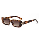 [10930] PL-H034-P1 Kacamata Premium Eksklusif Gaya Retro Modern Fashion Pria/Wanita (PL-H034-P1-Leopard)