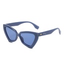 [10935] PL-WW018-P1 Kacamata Premium Eksklusif Wanita Retro Cat Eye Klasik Minimalis New Edition (PL-WW018-P1-Blue)