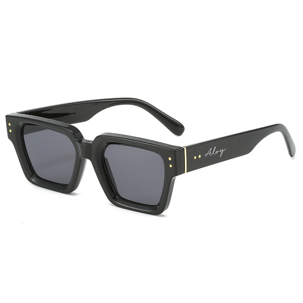 PL-WW019-P1 Kacamata Premium Ekslusif Square Frame Vintage New Edition Kacamata Wanita