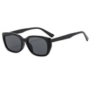 PL-H038 Kacamata Hitam Fashion Retro Uv Protection Sunglasses Gaya Casual Trendy