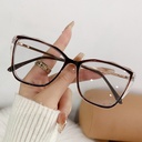 [10960] M-ARPT012 Kacamata Lensa Photocromic Anti Radiasi Wanita Pria Kacamata Bingkai Kotak Anti UV 2 In 1 Fotocromic (M-ARPT012-Brown)