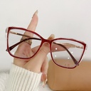 [10961] M-ARPT012 Kacamata Lensa Photocromic Anti Radiasi Wanita Pria Kacamata Bingkai Kotak Anti UV 2 In 1 Fotocromic (M-ARPT012-Red)