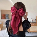[11001] JR-A011 Jepit Rambut Ikat Rambut Pita Besar Wanita Hairpin Hairband Pita Korea Fashion Jepitan Rambut Wanita (JR-A011-Red)