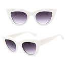 [11012] PL-WW021 Kacamata Cat Eye Fashion Gaya Chic & Elegan Kekinian (PL-WW021-White/Black)