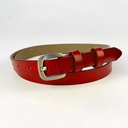 [11021] TP-KL006 Ikat Pinggang Wanita Model Klasik Ikat Pinggang Kulit Premium Korea Look (TP-KL006-Red)