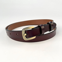 [11022] TP-KL006 Ikat Pinggang Wanita Model Klasik Ikat Pinggang Kulit Premium Korea Look (TP-KL006-Dark/Brown)