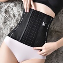 [11034] W-KS003 Korset Stagen Pengecil Perut Buncit Melahirkan Pelangsing Slimming Import Pakaian Dalam (A-W-KS003-Black XXL)