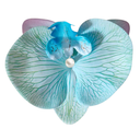 [11044] JR-A013 Jepit Bunga Hiasan Rambut Wanita Anggrek Kupu-Kupu Hairclip Flower Orchid Korean Style Aksesoris (JR-A013-Green)