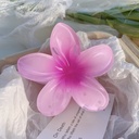 [11051] JR-A003 Jepit Rambut Korea Jedai Bunga Kamboja Wanita Elegan High Quality Motif Baru Clips 8CM (JR-A003-Purple)