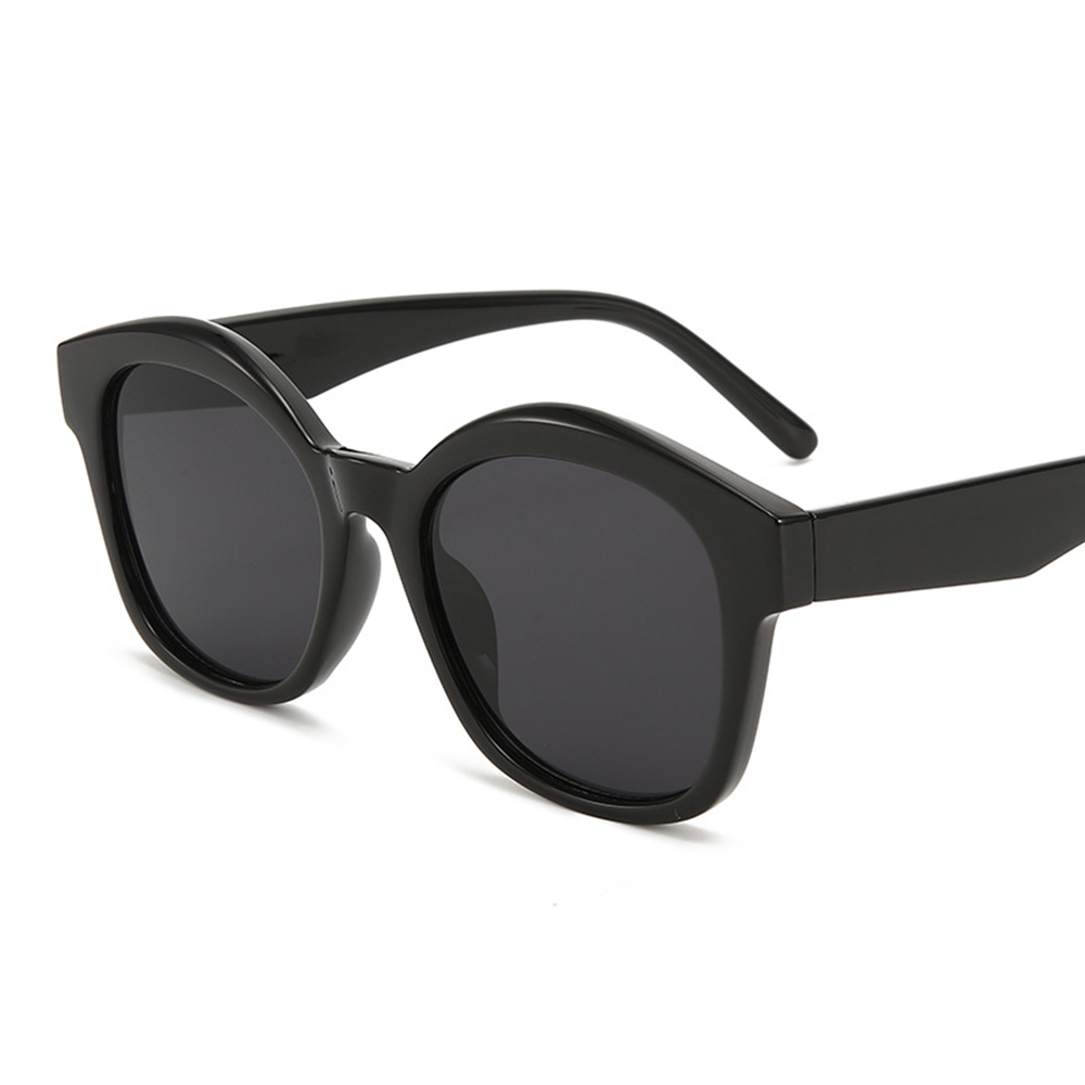 PL-H040 Kacamata Hitam Fashion Stylish Korean Retro Style