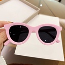 [11069] PL-H039A Kacamata Anak Dan Bayi Fashion New Trend Korean Warna Candy (PL-H039A-Pink)