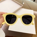 [11072] PL-H039A Kacamata Anak Dan Bayi Fashion New Trend Korean Warna Candy (PL-H039A-Yellow)