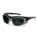 [11120] PL-H043 Kacamata Hitam Fashion Pria Sport Modren Retro Y2K Anti Silau (PL-H043-Black/Gray)