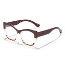 [11134] PL-AR020 Kacamata Anti Radiasi Blue Light Wanita Frame Butterfly Kacamata Fashion Wanita Gaya Korean Look (PL-AR020-Brown/Leopard)