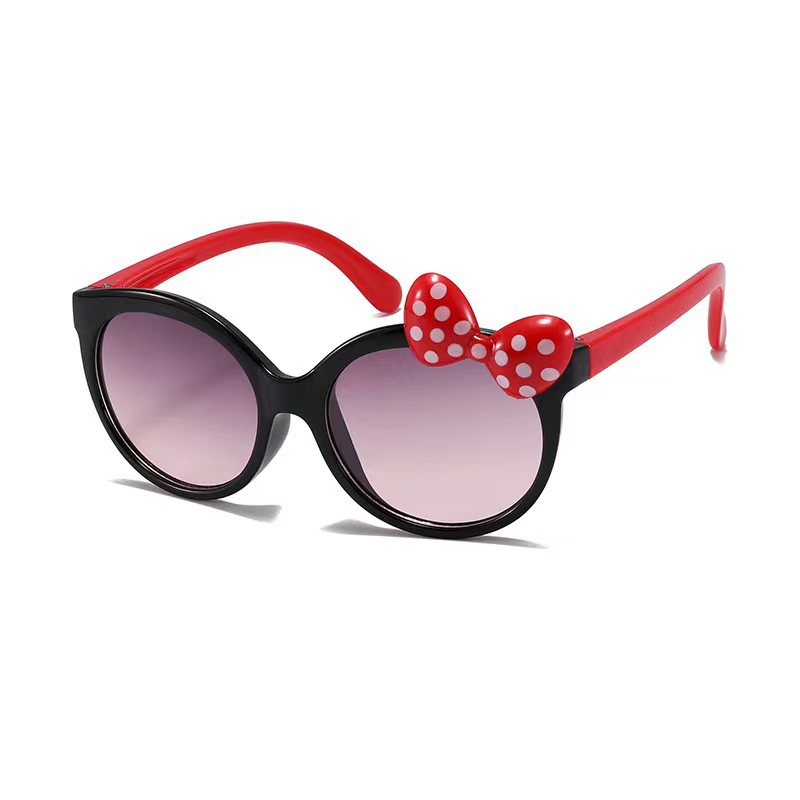 PL-H044A Kacamata Anak Perempuan Model Model Pita Anti Silau Kacamata Fashion Anak Kekinian