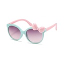 [11144] PL-H044A Kacamata Anak Perempuan Model Model Pita Anti Silau Kacamata Fashion Anak Kekinian (PL-H044A-Green/Pink)