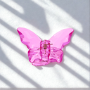 [11210] JR-A007 Jedai Rambut Motif Kupu-Kupu Kristal Butterfly Korean Jepit Hair Claw Transparant Aksesoris (JR-A007-Rose)