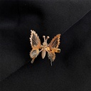 [11236] JR-A016 Jepit Rambut Motif Kupu-Kupu Gold Silver Jepit Klip Rambut Wanita Korea Fashion Hair Murah (JR-A016-Gold)