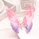 [11239] JR-A017 Jepit Rambut Anak Perempuan Model Kupu-Kupu Gaya Korea Ukuran Besar Bisa Bergerak (JR-A017-Pink/Purple)