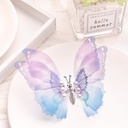 [11240] JR-A017 Jepit Rambut Anak Perempuan Model Kupu-Kupu Gaya Korea Ukuran Besar Bisa Bergerak (JR-A017-Blue/Purple)