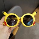 [11248] PL-H048A Kacamata Hitam Anak Motif Kartun Pikachu Lucu Kid's Sunglasses Anti UV (PL-H048A-Yellow)