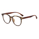 [11252] PL-AR022-P2 Kacamata Anti Radiasi Premium Dengan Bingkai Serat Kayu Retro Korea (PL-AR022-P2-Leopard)