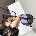 [11254] M-ARPT014 Kacamata Photocromic Bingkai Bulat Korean Style Trendy (M-ARPT014-Black)