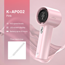 K-AP002 Kipas Angin Genggam Portabel Turbo Dengan 100 Level Power Digital Display Adjustable Turbo Rechargeable Type C