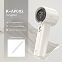 [11270] K-AP002 Kipas Angin Genggam Portabel Turbo Dengan 100 Level Power Digital Display Adjustable Turbo Rechargeable Type C (K-AP002-Tungsten Gold)