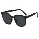[11277] PL-WW026 Kacamata Hitam Lipat Sunglasses Foldable Anti UV Ultraviolet Model Lipat Untuk Pria Wanita (PL-WW026-Black)