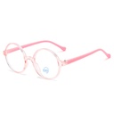 [11287] PL-AR023A Kacamata Anak Anti Radiasi Model Bingkai Bulat High Quality Kids Glasses (PL-AR023A-Pink)